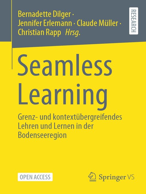 Title details for Seamless Learning by Bernadette Dilger - Available